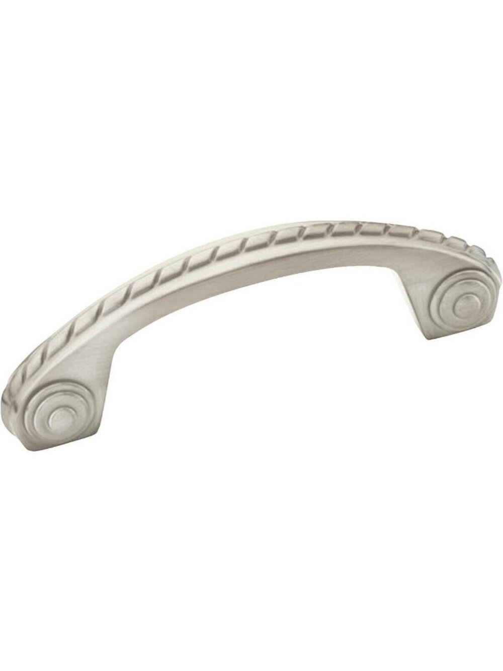 Lot of 8 Amerock Allison Scroll Cabinet Drawer Pulls Satin Nickel 3" BP53470G10